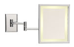 an image of the Miroir Brot Square BD mirror with halo light