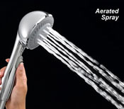 an image of the Monoglide aerated spray pattern