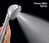 an image of the Monoglide power mist spray pattern