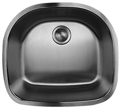 16 gauge stainless steel single bowl kitchen sink by Nantucket