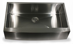 Nantucket 16 gauge zero radius apron front kitchen sink