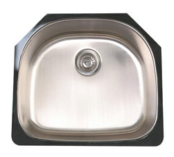 16 gauge stainless steel single bowl kitchen sink by Nantucket