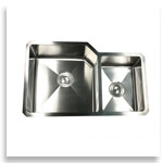 example of the near zero radius 16 gauge kitchen sink Nantucket sink ZR3220