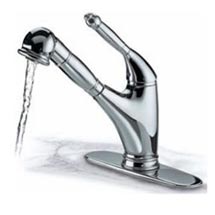 Old Fashioned pull-out spray kitchen faucet - chrome Pegasus Old Fashioned pull-out spray kitchen faucet
