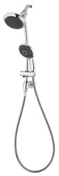 picture of the HH2C showerhead and hand held shower combo, shown in chrome
