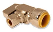 1/4 inch tun push connect angle ball valve