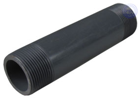 PVC Sch. 80 Nipple - One and One Quarter Inch