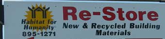 Locate tank lids at ReStore recycling stores from Habitat for Humanity
