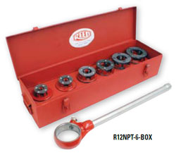 image of a Reed drop head threader set with box