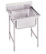 single compartment sink, no drain board