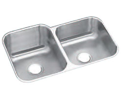 Revere double bowl kitchen sink