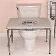 image of toilet bench