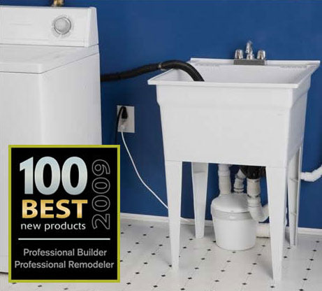example of laundry pump in use