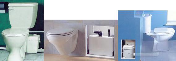 Saniflo maserating toilets