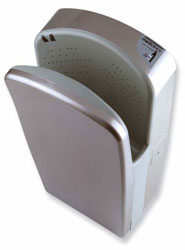 Image of Dualflow High Speed Hand Dryer, shown in Satin