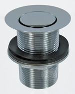 Push and lock drain for vessel sinks image