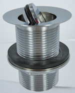 Vessel Sink Drain with Swivel Style Stopper