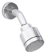 Cifial Techno Showerhead w/Arm & Flange (Satin Nickel or Polished Chrome)
