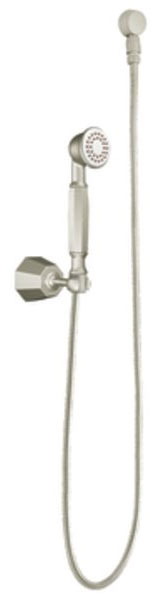 example of Felicity handheld shower, shown in brushed nickel