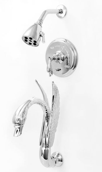 Sigma swan roman tub set