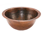 hand hammered sinks for bathrooms