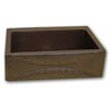 copper apron front single bowl kitchen sink