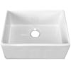 fire clay apron front sinlge bowl kitchen sink