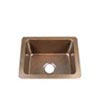 copper double bowl kitchen sinks