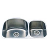 stainless steel double bowl undermount kitchen sinks