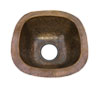 copper single bowl bar/prep sinks