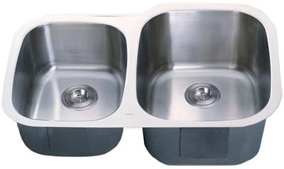 Kitchen Sink Cabinet on Reverse Garza Double Bowl Kitchen Sink Fits 33 Cabinet