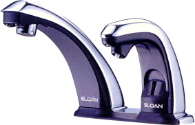 Sloan electronic soap dispenser and faucet