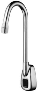 Sloan battery powered sensor operated wall mount gooseneck faucets