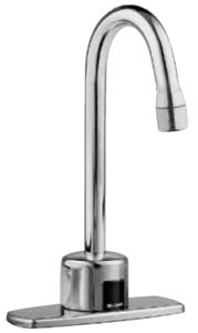 battery powered sensor operated hand washing faucets