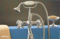 clawfoot deckmount faucets - p0341 chrome