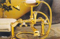 clawfoot deckmount faucets - p0626