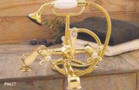 clawfoot deckmount faucets - p0627