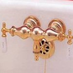 Sign of the Crab leg tub faucets - p0149 supercoat