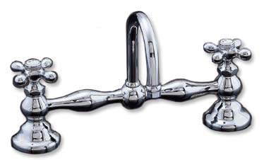 Old Fashioned Bridge Style Lavatory Faucets