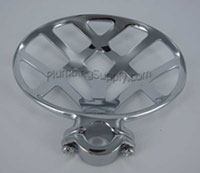Image of P0147 riser mounted soap holder in chrome