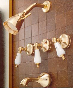 Old fashion antique style tub and shower sets