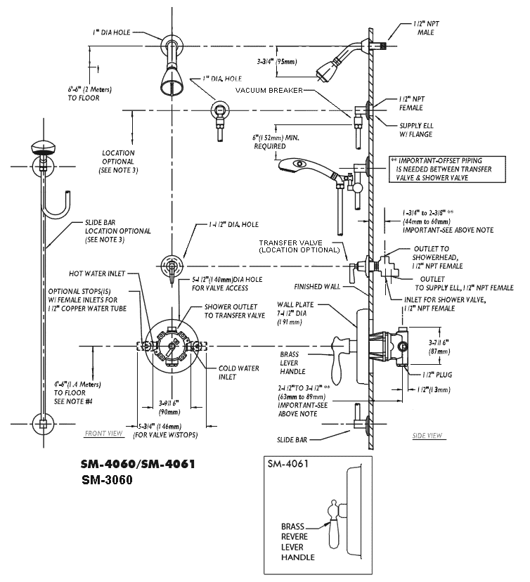Shower systems for handicapped or mobility impaired by Speakman