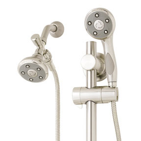 example of Napa handheld shower, shown in brushed nickel