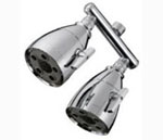 Deluxe dual shower head by Speakman
