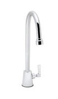 Single handle gooseneck laboratory faucet from Speakman