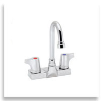To centerset gooseneck bathroom faucets from Speakman