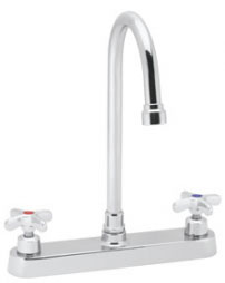 8" centerset gooseneck kitchen faucets from Speakman