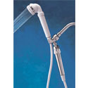 Water filtering hand showers