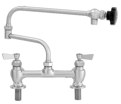 Fisher 8 inch CC deck mount pot filler