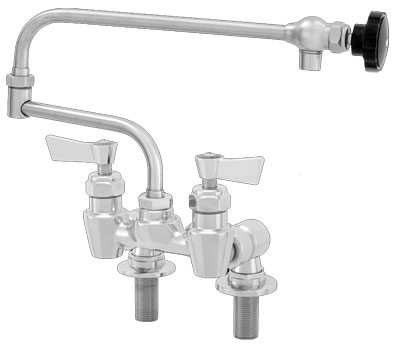 Fisher 4 inch CC deck mount pot filler